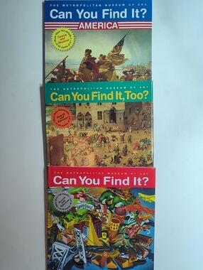 Metropolitan Museum Of Art Can You Find It? Find It Too? and America Books